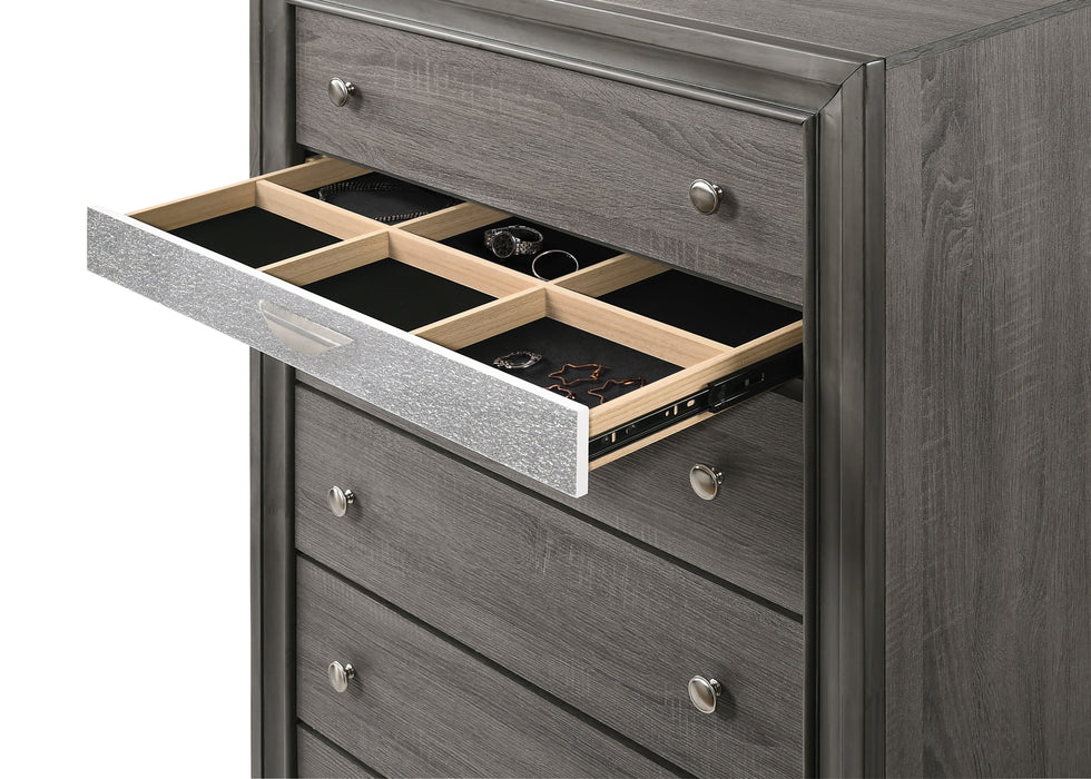 Naima Gray Chest - Inland Furniture (San Bernardino, CA)