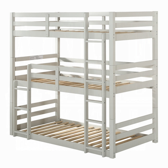 Ronnie Triple Twin Bunk Bed - Inland Furniture (San Bernardino, CA)
