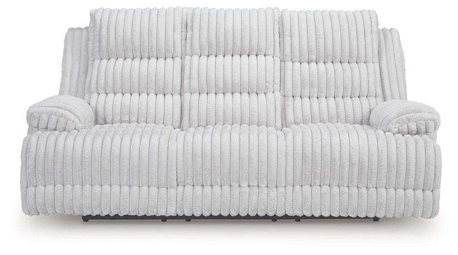 Rhines Falls Power Reclining Sofa with Drop Down Table - Inland Furniture (San Bernardino, CA)