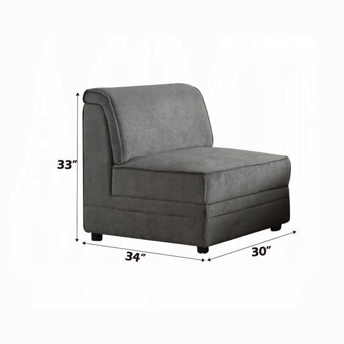 Bois Modular-Armless Chair - Inland Furniture (San Bernardino, CA)