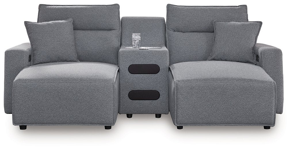 Modmax Power Reclining Sectional with Chaise - Inland Furniture (San Bernardino, CA)
