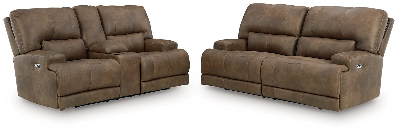 Beckley Place Reclining Living Room Set - Inland Furniture (San Bernardino, CA)