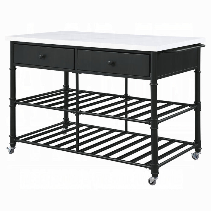 Emery Kitchen Island - Inland Furniture (San Bernardino, CA)
