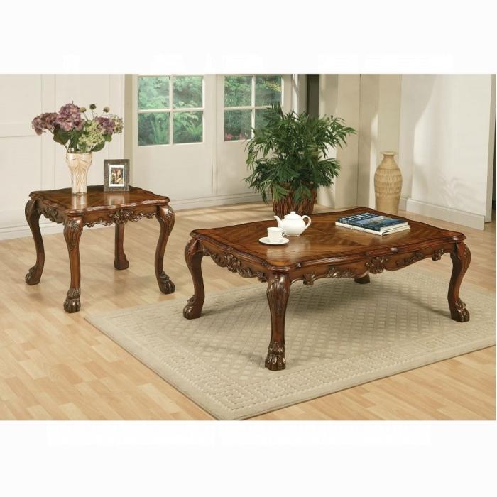 Dresden Cherry Oak Coffee Table - Inland Furniture (San Bernardino, CA)