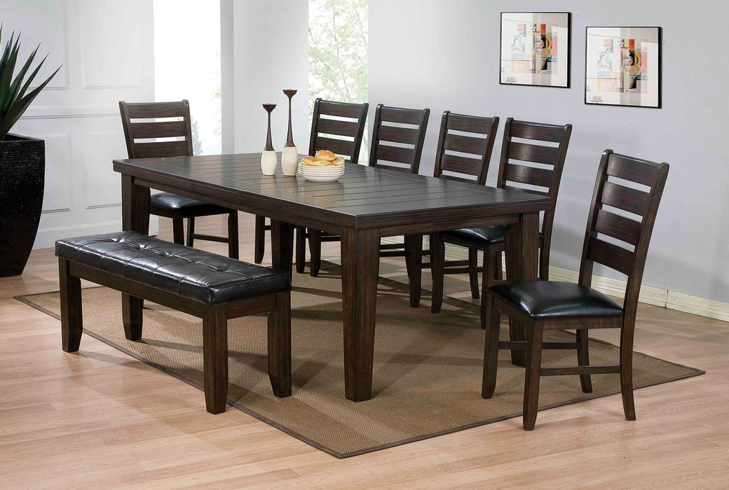 Acme Furniture Urbana Side Chair in Black and Espresso (Set of 2) 74624 - Inland Furniture (San Bernardino, CA)