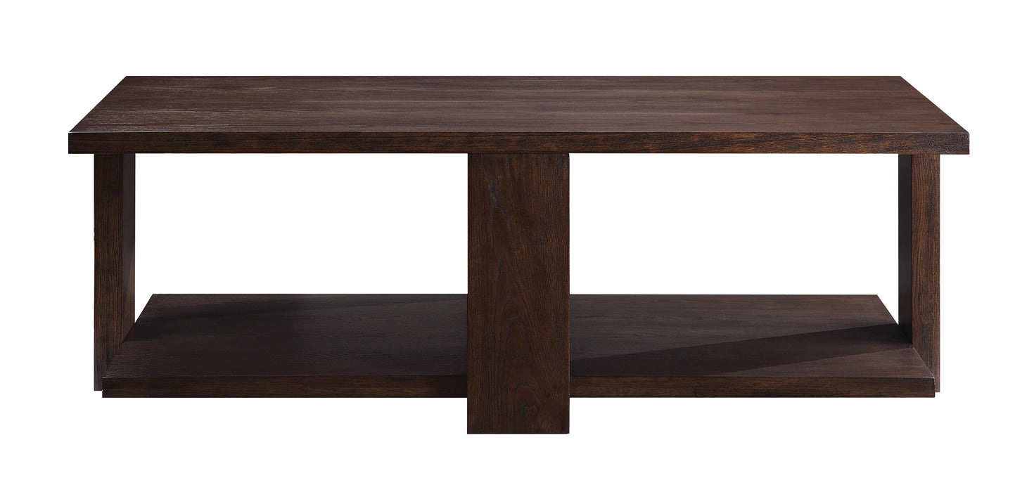 Niamey Walnut Coffee Table - Inland Furniture (San Bernardino, CA)