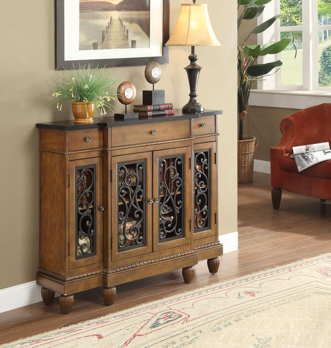 Vidi Oak Console Table - Inland Furniture (San Bernardino, CA)