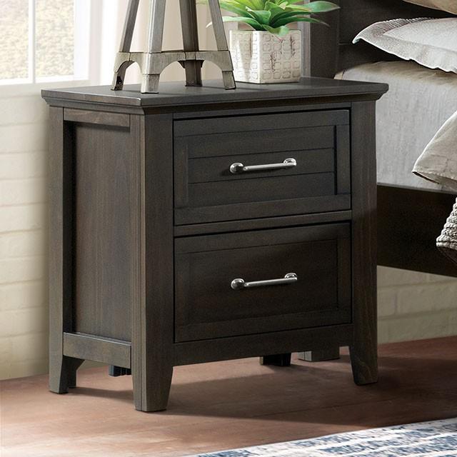 ALAINA Night Stand With USB Plug - Inland Furniture (San Bernardino, CA)