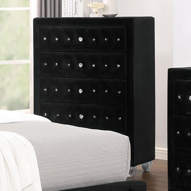 Zohar Chest Black - Inland Furniture (San Bernardino, CA)