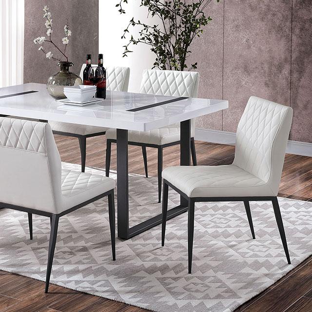 Alessia 7 Pc Dining Table Set - Inland Furniture (San Bernardino, CA)