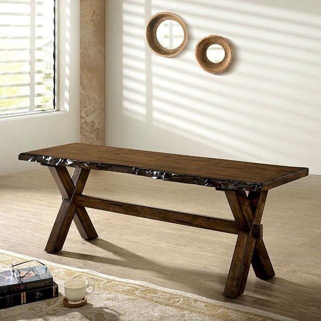 Woodworth Walnut Bench - Inland Furniture (San Bernardino, CA)