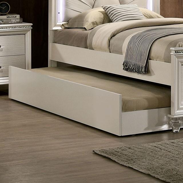 ALLIE Trundle Beige & Rose Gold - Inland Furniture (San Bernardino, CA)