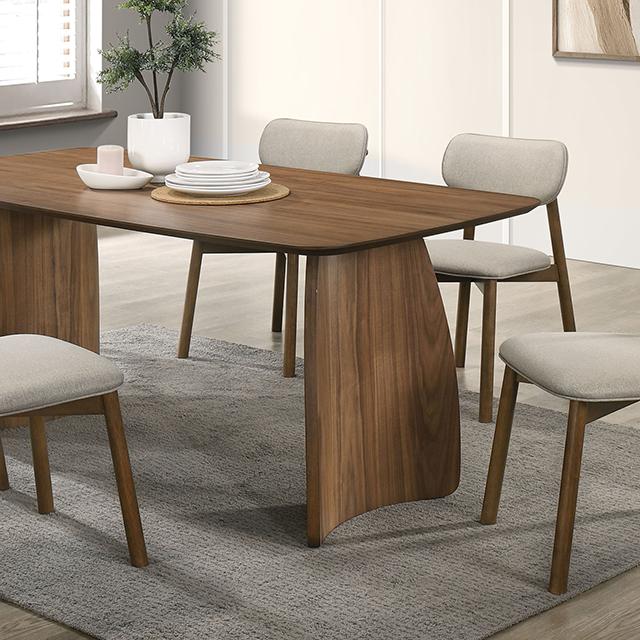 Alnwick 7 Pc Dining Table Set - Inland Furniture (San Bernardino, CA)