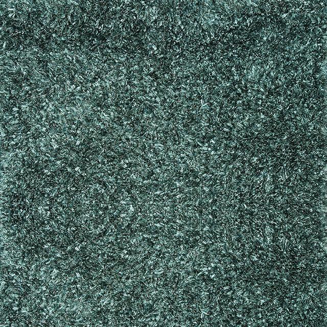 Annmarie Teal 5' X 8' Area Rug - Inland Furniture (San Bernardino, CA)