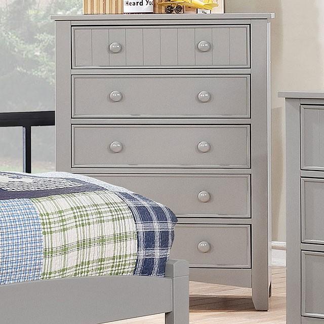 Caren Gray Chest - Inland Furniture (San Bernardino, CA)
