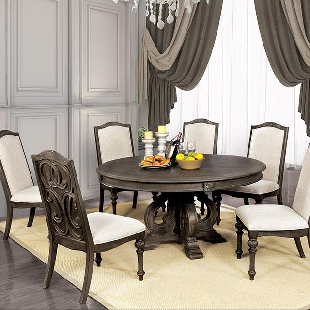 Arcadia Rustic Dining Table Set - Inland Furniture (San Bernardino, CA)