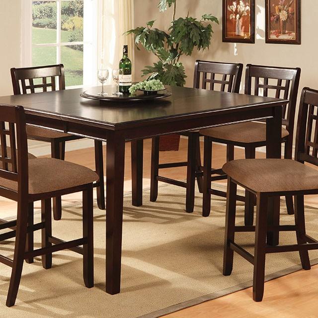 Central Park Square Counter Ht. Table - Inland Furniture (San Bernardino, CA)