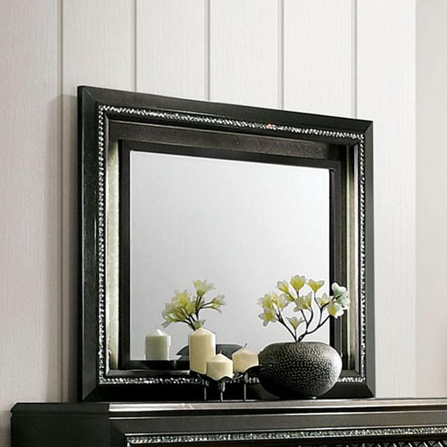 Demetria Metallic Gray Mirror - Inland Furniture (San Bernardino, CA)