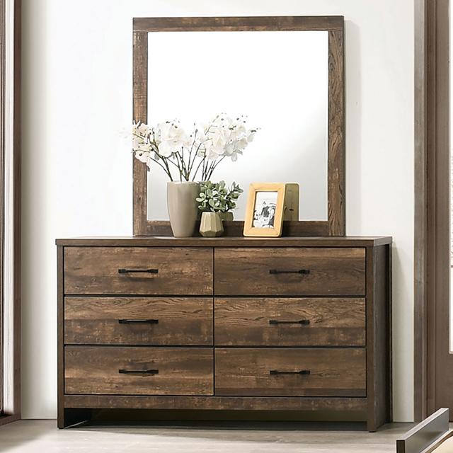 DUCKWORTH Dresser, Light Walnut - Inland Furniture (San Bernardino, CA)