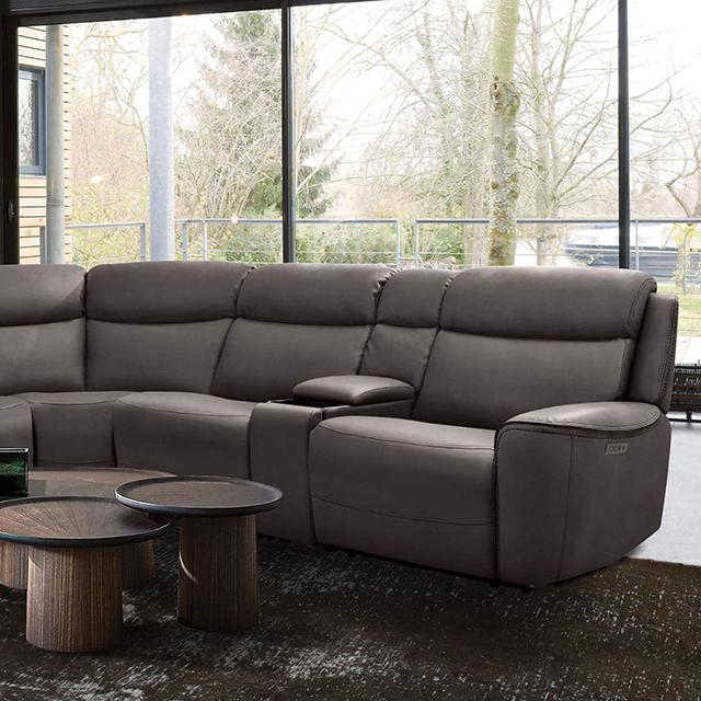 EDMONDUS Power Sectional, Dark Gray - Inland Furniture (San Bernardino, CA)