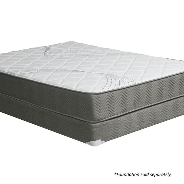 EDREA White/Gray 10" Tight Top Pocket Coil, Full - Inland Furniture (San Bernardino, CA)