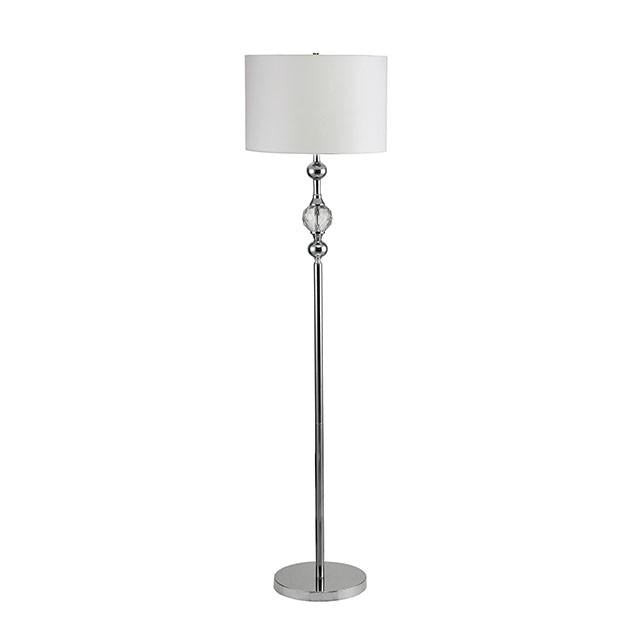 Emi White Floor Lamp - Inland Furniture (San Bernardino, CA)