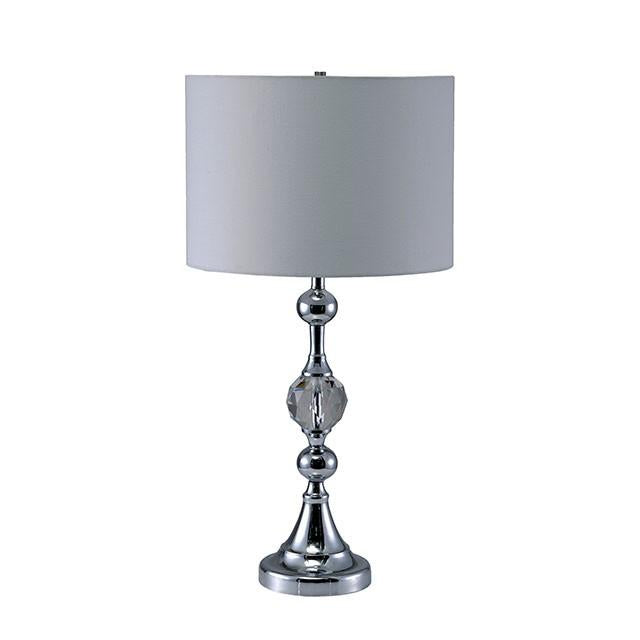 Emi White Table Lamp - Inland Furniture (San Bernardino, CA)