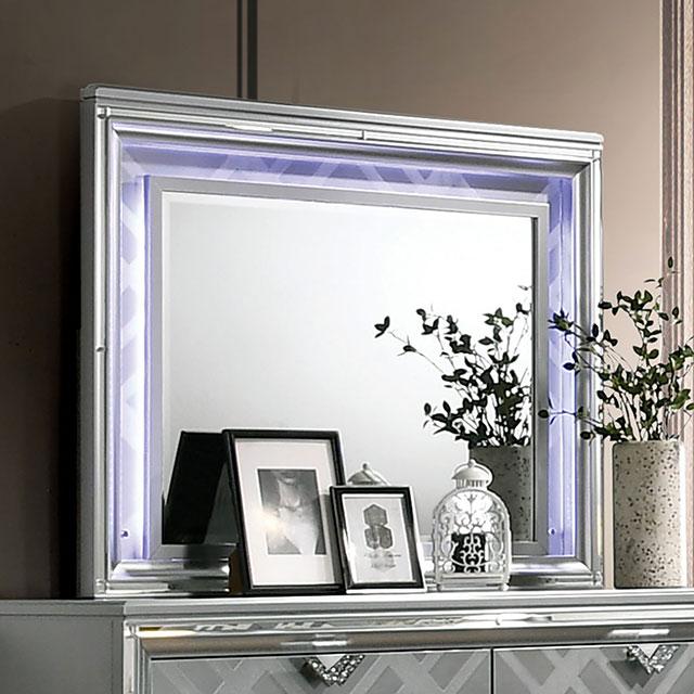 EMMELINE Mirror w/ LED Lights - Inland Furniture (San Bernardino, CA)