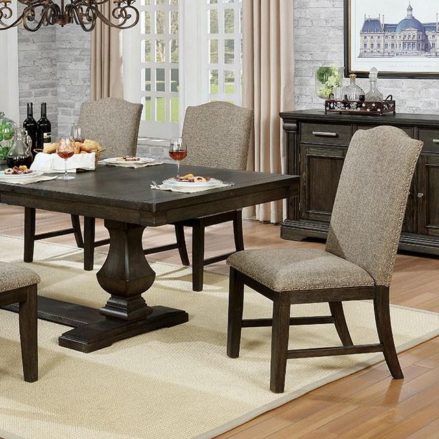 Faulk Dining Table Set with Bench - Inland Furniture (San Bernardino, CA)