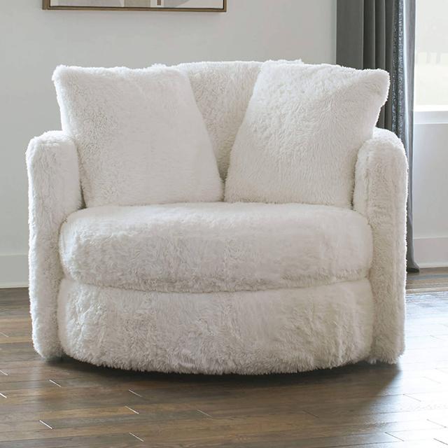 COCHRANE Chair, White - Inland Furniture (San Bernardino, CA)