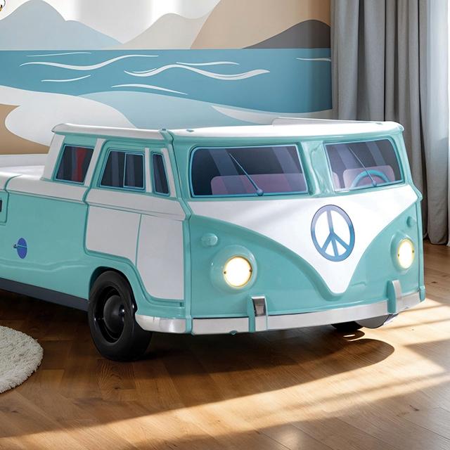 Axel Peace Bus Twin Bed - Inland Furniture (San Bernardino, CA)