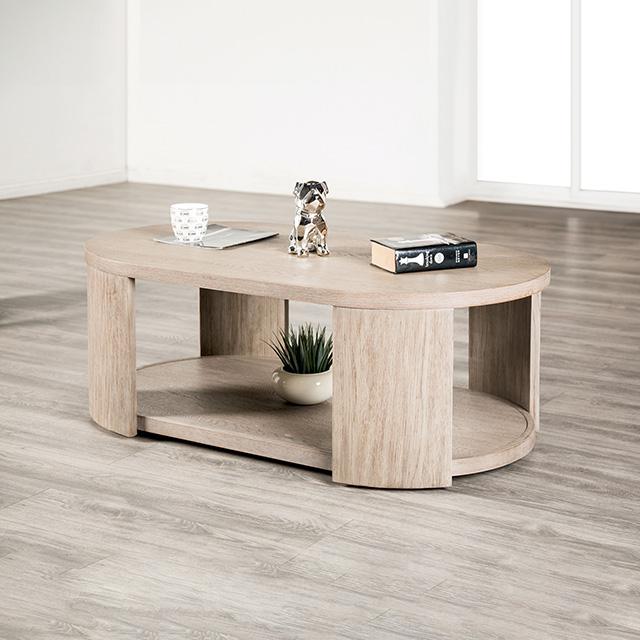 Conisbrough Oval Cocktail Table - Inland Furniture (San Bernardino, CA)