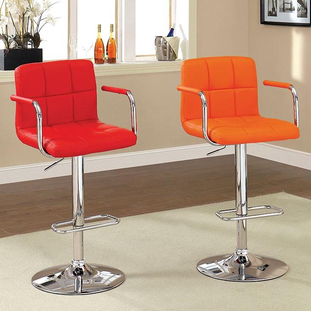 Corfu Red Bar Stool - Inland Furniture (San Bernardino, CA)