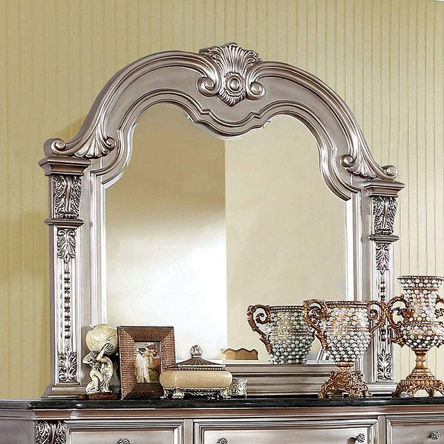 Fromberg Mirror Champagne - Inland Furniture (San Bernardino, CA)