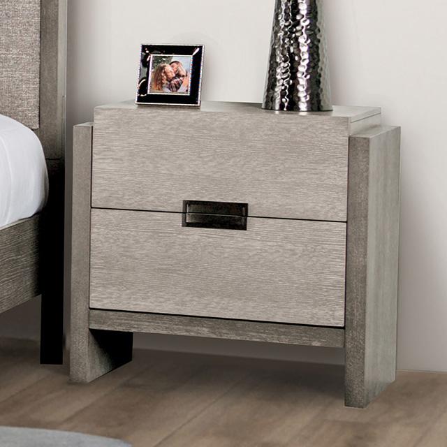 Gristalt Night Stand (w/ Felt Line, No USB) - Inland Furniture (San Bernardino, CA)