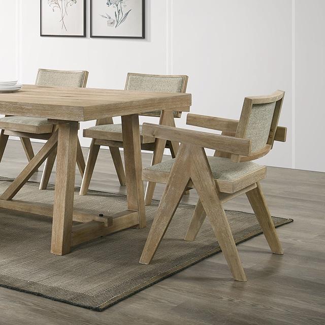 Guisborough 7 Pc Dining Table Set - Inland Furniture (San Bernardino, CA)