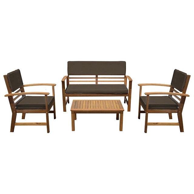 Hana 4 Pc. Patio Set - Inland Furniture (San Bernardino, CA)