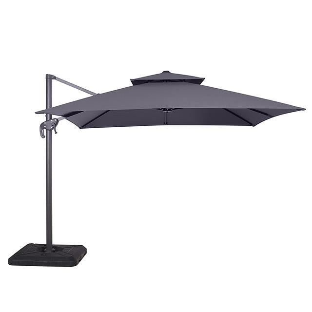 Hero 10 Ft Square Umbrella w/ Double Top + 37" Large Base - Inland Furniture (San Bernardino, CA)