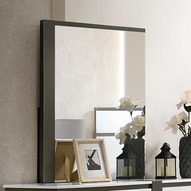 BIRSFELDEN Mirror, White - Inland Furniture (San Bernardino, CA)