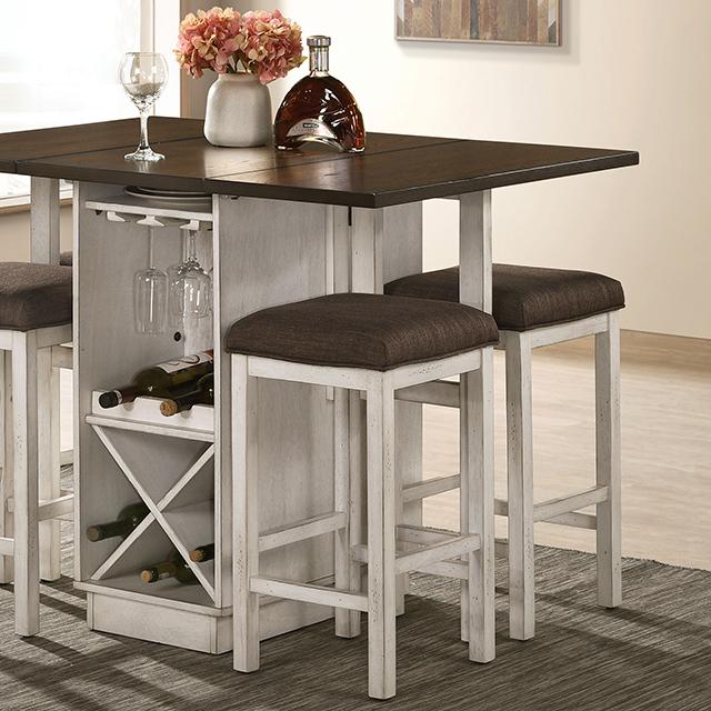 Bingham 5 Pc Counter Ht Table Set - Inland Furniture (San Bernardino, CA)