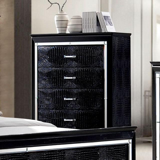 BELLANOVA Black Chest - Inland Furniture (San Bernardino, CA)