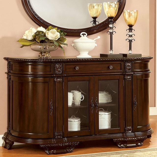 Bellagio Brown Cherry Server - Inland Furniture (San Bernardino, CA)