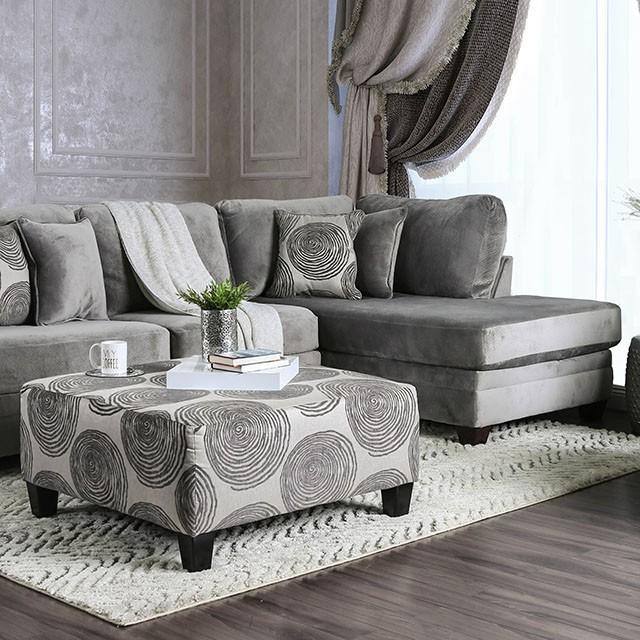 Bonaventura Gray Sectional - Inland Furniture (San Bernardino, CA)
