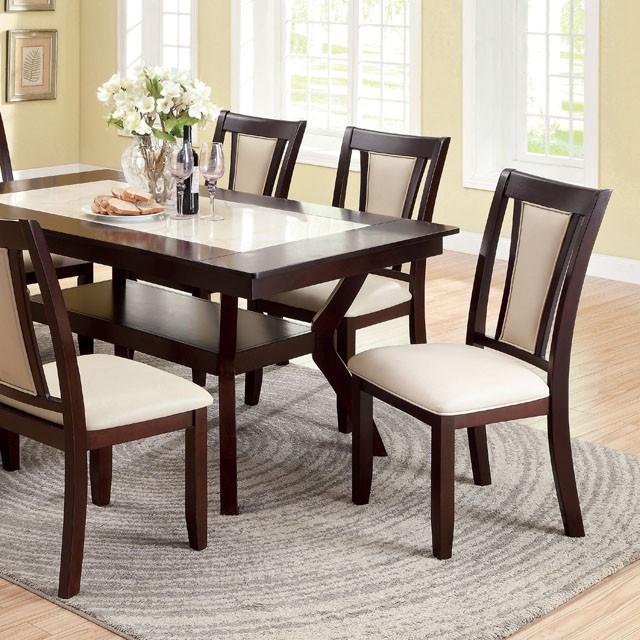 Brent 7 Pc Dining Table Set - Inland Furniture (San Bernardino, CA)