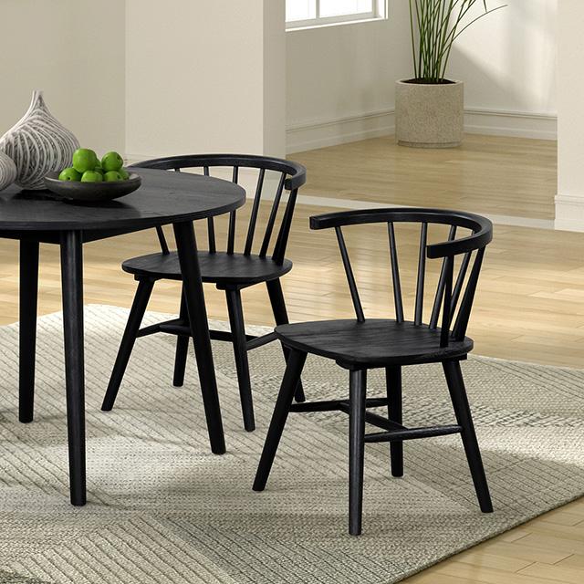 Yate Round Dining Table - Inland Furniture (San Bernardino, CA)
