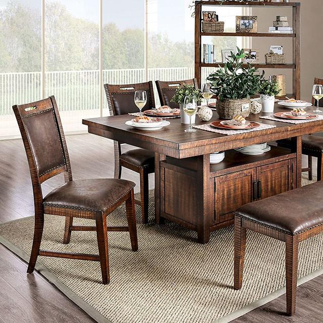 Wichita Light Walnut Dining Table - Inland Furniture (San Bernardino, CA)