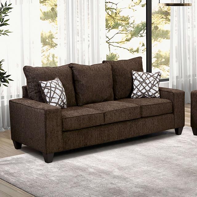 WEST ACTION Sofa, Chocolate - Inland Furniture (San Bernardino, CA)