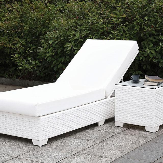 Somani Adjustable Chairse + End Table - Inland Furniture (San Bernardino, CA)
