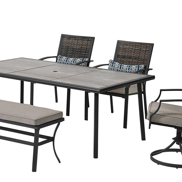Sintra Patio Dining Table - Inland Furniture (San Bernardino, CA)