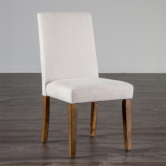 Losone Side Chair (2 CTN) White - Inland Furniture (San Bernardino, CA)